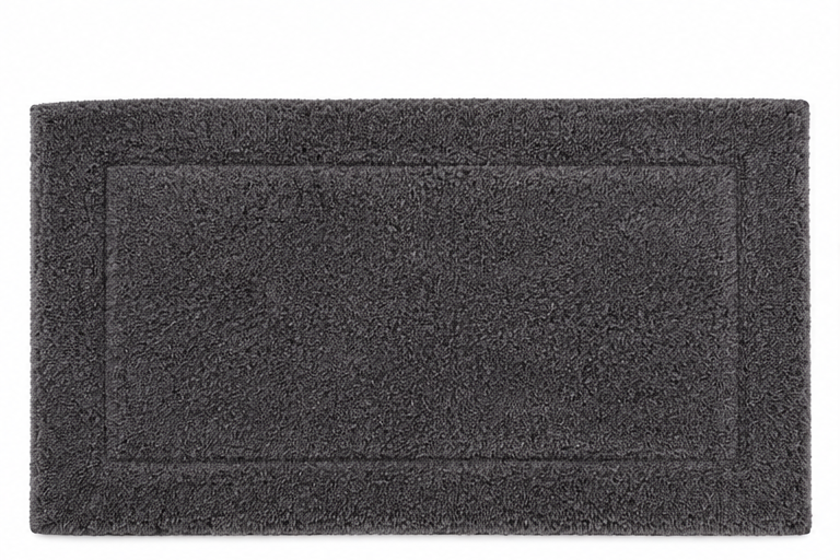BF&M Milagro Bath Rug, Charcoal